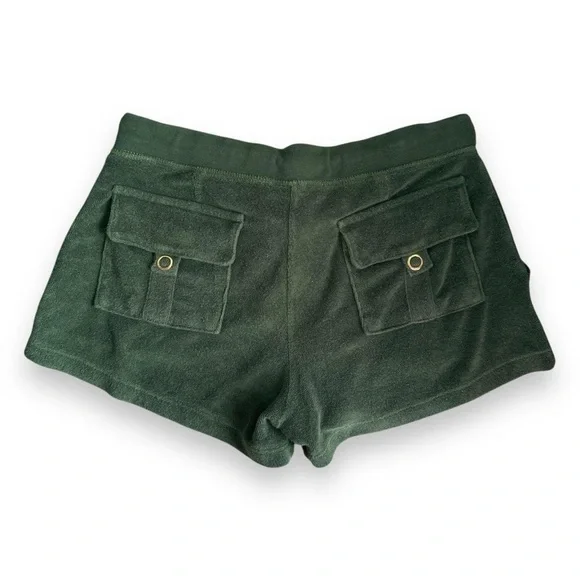Sugarfree Green Terry Cloth Shorts Size 26’’ - Picture 2 of 4